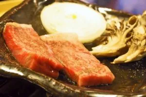 若狭牛の陶板焼